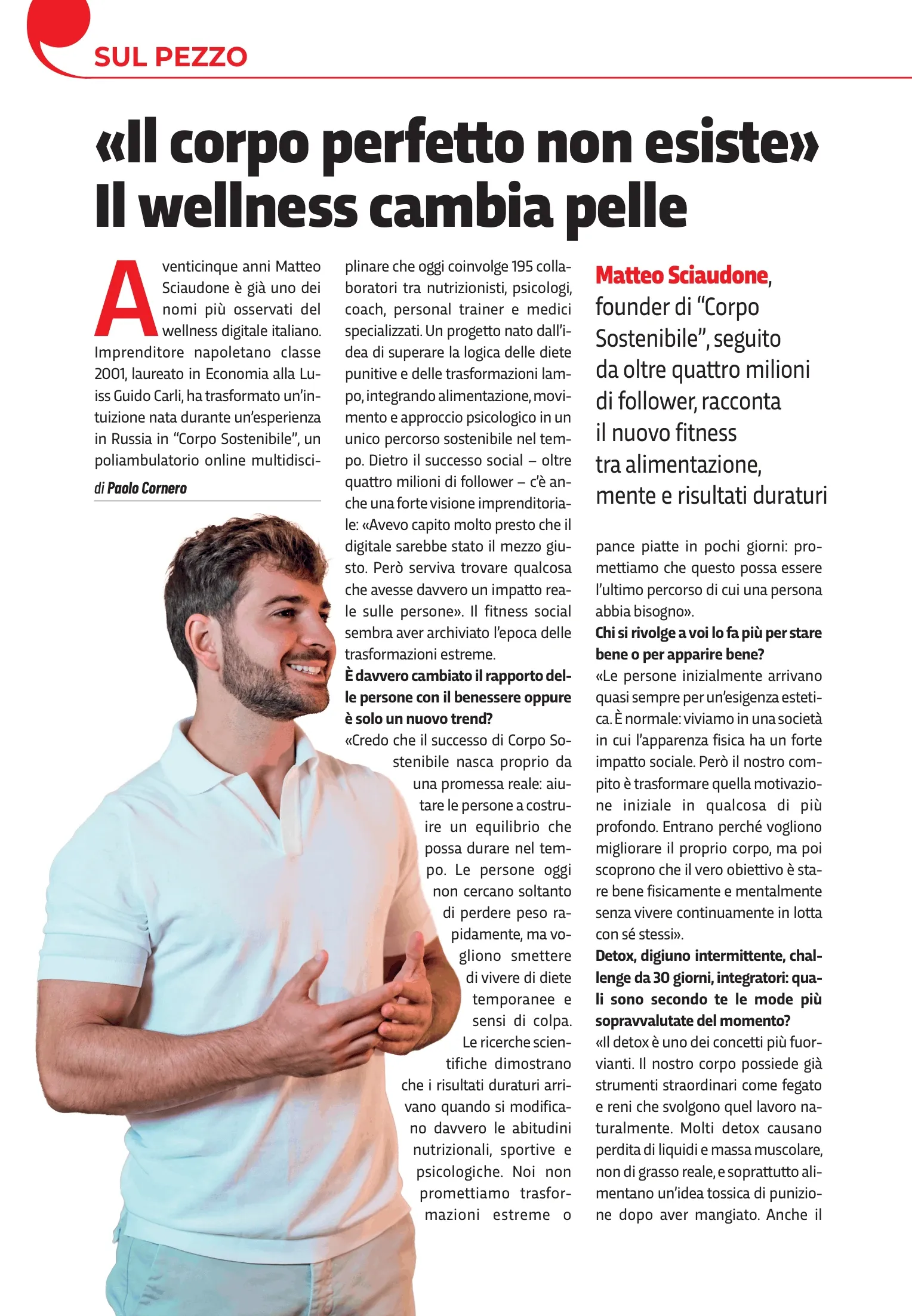 Articolo su Corposostenibile