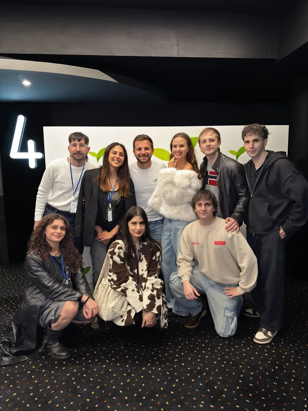 Una parte del team Corposostenibile all'ultimo evento aziendale